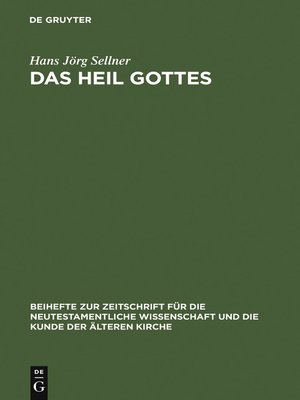 cover image of Das Heil Gottes